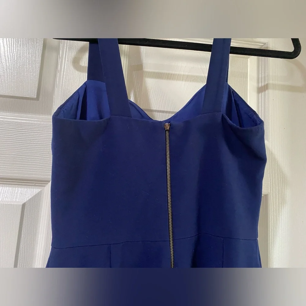 Nicole Miller‎ Artelier Elegant Navy Jumpsuit With White Buttons Size 4